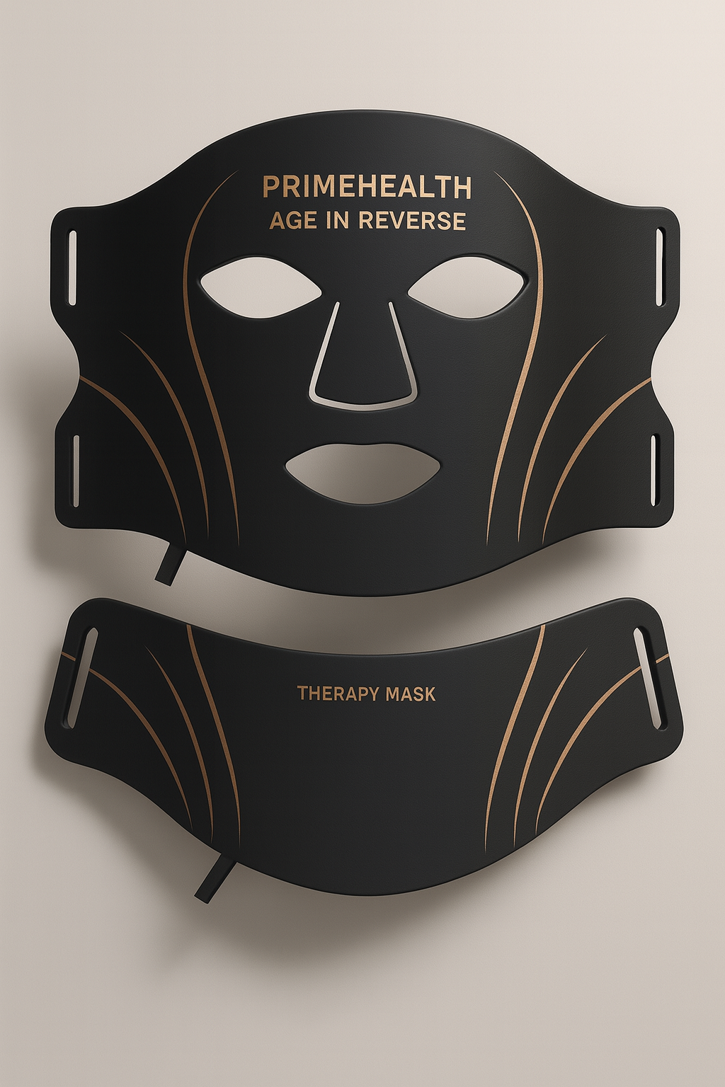 PrimeHealth LED light therapy face mask ergonomic design for full facial coverage